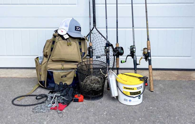 essential fishing gear and tackle